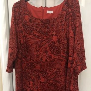 2X Paisley Dress